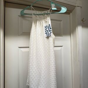 Elegant White Lace Skirt